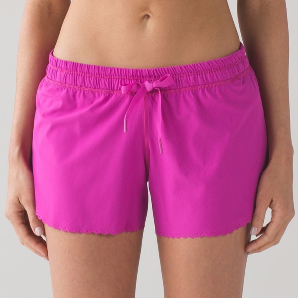 Hot pink Lululemon shorts